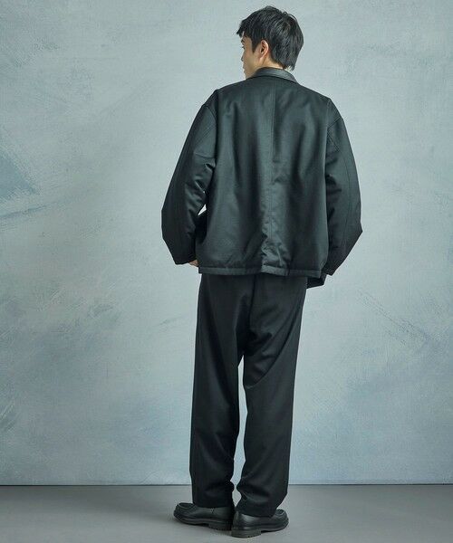 MEN'S BIGI / メンズビギ ブルゾン | 【50th Anniv . 中田 慎介】WOOL x NYLON REVERSIBLE JACKET | 詳細6