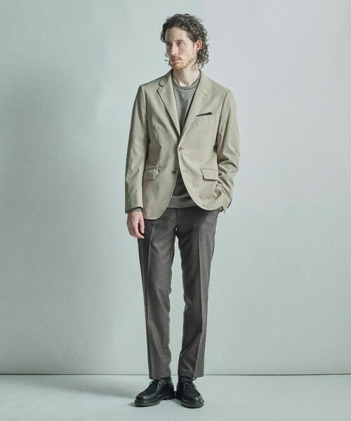 MEN'S BIGI / メンズビギ テーラードジャケット | フェイクレザー テーラードジャケット | 詳細5