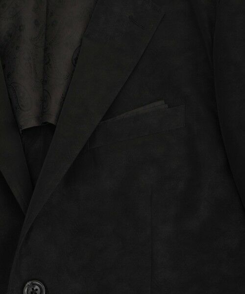 MEN'S BIGI / メンズビギ テーラードジャケット | フェイクレザー テーラードジャケット | 詳細9