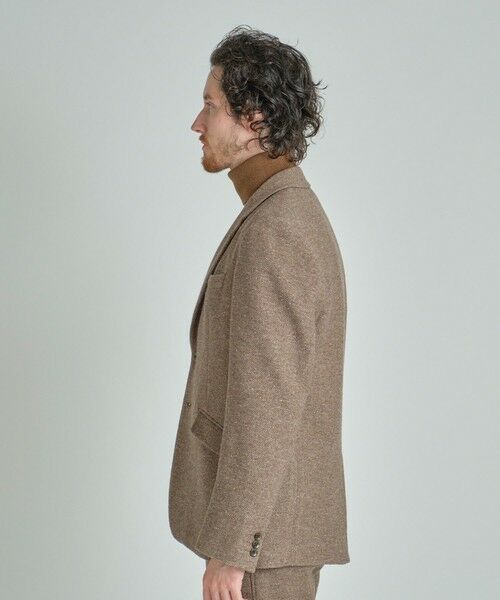 MEN'S BIGI / メンズビギ テーラードジャケット | シルクネップウール絡みジャケット | 詳細3