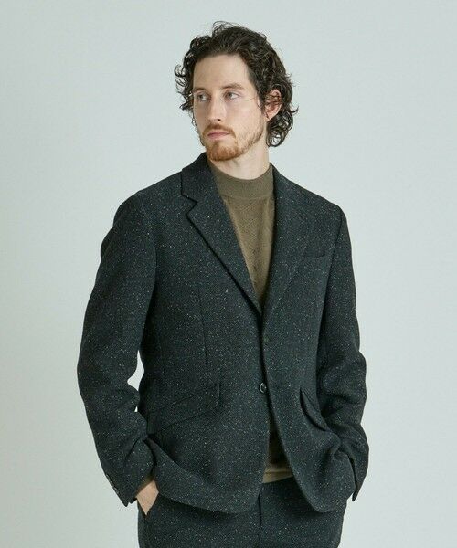 MEN'S BIGI / メンズビギ テーラードジャケット | シルクネップウール絡みジャケット | 詳細6