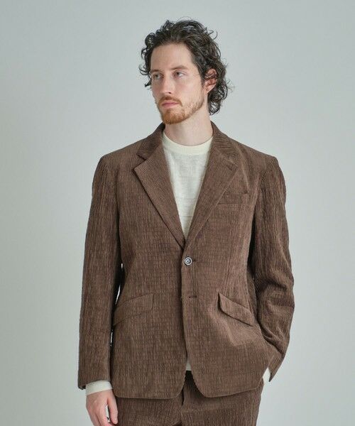 MEN'S BIGI / メンズビギ テーラードジャケット | シャーリングコーデュロイジャケット＜ストレッチ＞ | 詳細11