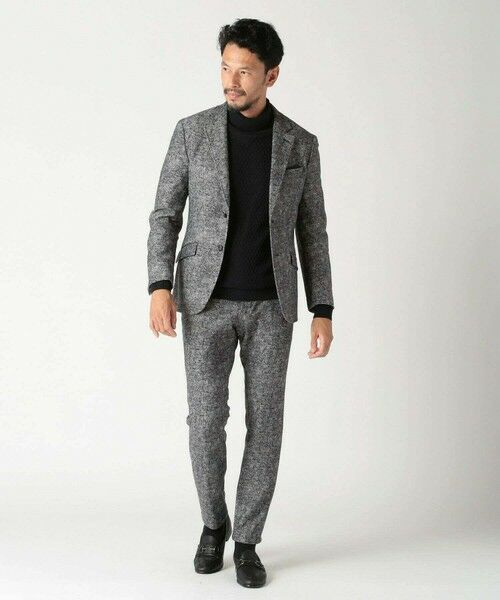 MEN'S BIGI / メンズビギ テーラードジャケット | 【ACTIVE TAILOR/アクティブテイラー】ヒートパフォーマーツイード調プリントジャケット | 詳細2