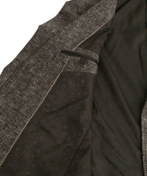 MEN'S BIGI / メンズビギ テーラードジャケット | 【ACTIVE TAILOR/アクティブテイラー】ヒートパフォーマーツイード調プリントジャケット | 詳細14