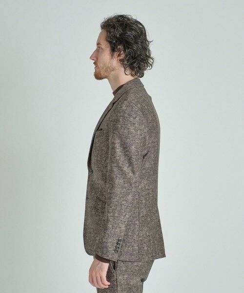 MEN'S BIGI / メンズビギ テーラードジャケット | 【ACTIVE TAILOR/アクティブテイラー】ヒートパフォーマーツイード調プリントジャケット | 詳細5