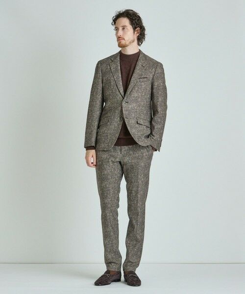 MEN'S BIGI / メンズビギ テーラードジャケット | 【ACTIVE TAILOR/アクティブテイラー】ヒートパフォーマーツイード調プリントジャケット | 詳細8