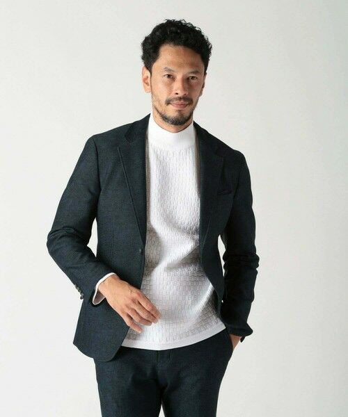 MEN'S BIGI / メンズビギ テーラードジャケット | 【ACTIVE TAILOR/アクティブテイラー】ヒートパフォーマーツイード調プリントジャケット | 詳細17