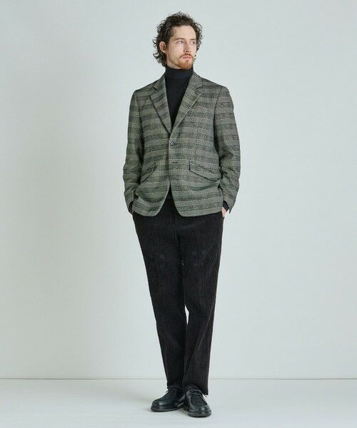 MEN'S BIGI / メンズビギ テーラードジャケット | グレンチェックモール テーラードジャケット | 詳細2