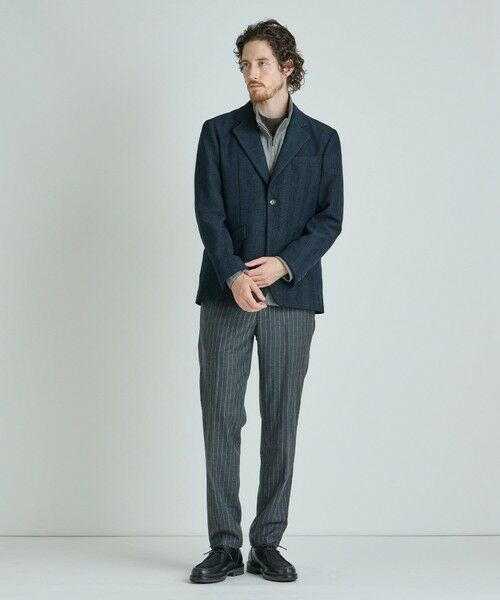 MEN'S BIGI / メンズビギ テーラードジャケット | グレンチェックモール テーラードジャケット | 詳細14