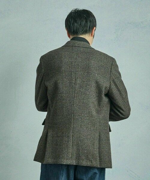 MEN'S BIGI / メンズビギ テーラードジャケット | ウールグレンチェック テーラードジャケット | 詳細13
