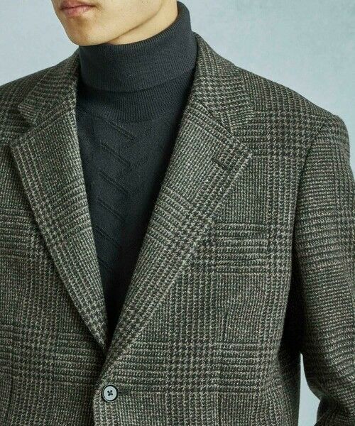 MEN'S BIGI / メンズビギ テーラードジャケット | ウールグレンチェック テーラードジャケット | 詳細14