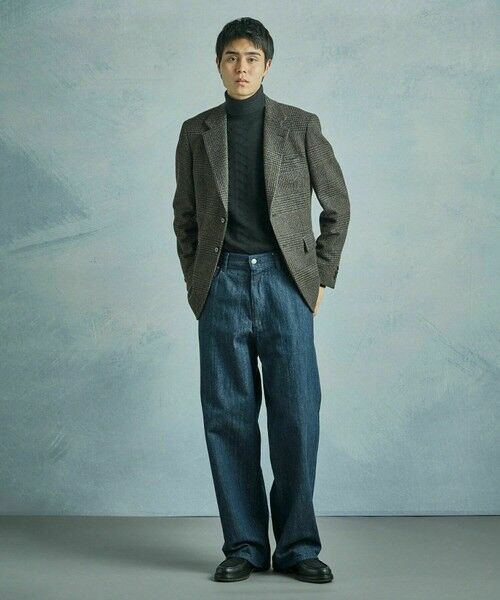 MEN'S BIGI / メンズビギ テーラードジャケット | ウールグレンチェック テーラードジャケット | 詳細16