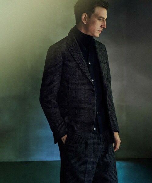 MEN'S BIGI / メンズビギ テーラードジャケット | ウールグレンチェック テーラードジャケット | 詳細17