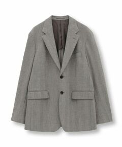 MEN'S BIGI / メンズビギ テーラードジャケット | 二重織ヘリンボーン　テーラードジャケット＜2WAYストレッチ＞