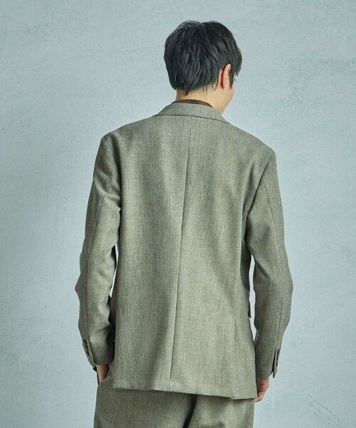 MEN'S BIGI / メンズビギ テーラードジャケット | 二重織ヘリンボーン　テーラードジャケット＜2WAYストレッチ＞ | 詳細11