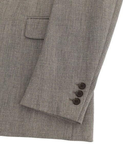 MEN'S BIGI / メンズビギ テーラードジャケット | 二重織ヘリンボーン　テーラードジャケット＜2WAYストレッチ＞ | 詳細3