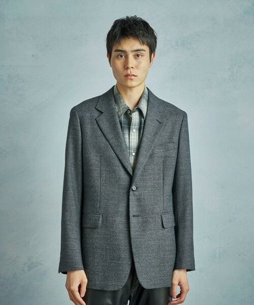 MEN'S BIGI / メンズビギ テーラードジャケット | メランジウール テーラードジャケット | 詳細1