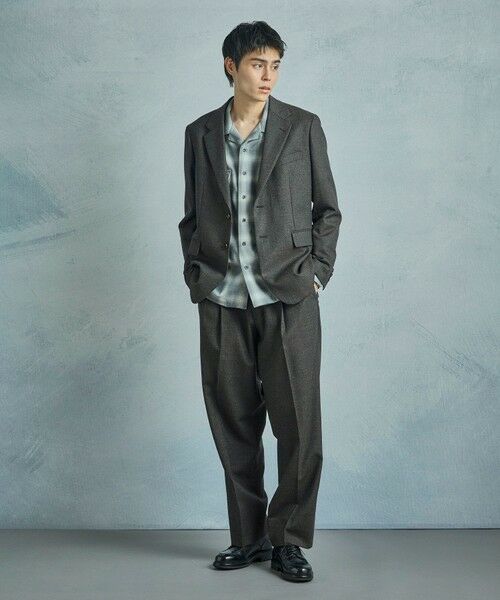 MEN'S BIGI / メンズビギ テーラードジャケット | メランジウール テーラードジャケット | 詳細6