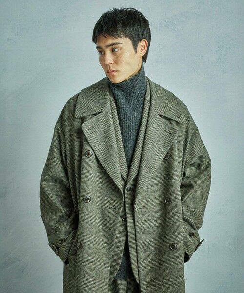 MEN'S BIGI / メンズビギ テーラードジャケット | 【50th Anniv . 菊池武夫】WOOL HOUNDSTOOTH JACKET | 詳細18