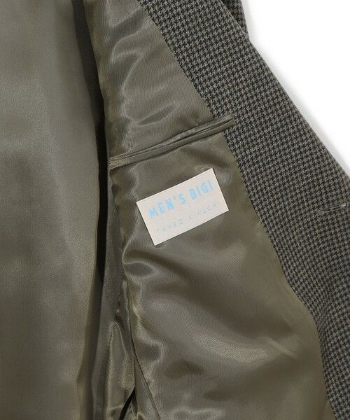 MEN'S BIGI / メンズビギ テーラードジャケット | 【50th Anniv . 菊池武夫】WOOL HOUNDSTOOTH JACKET | 詳細8