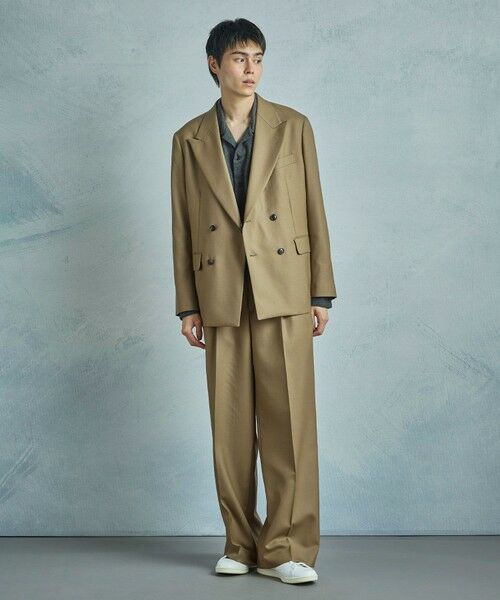 MEN'S BIGI / メンズビギ テーラードジャケット | 【50th Anniv . 菊池武夫】TECHWOOL TWILL TAILORED JACKET | 詳細17