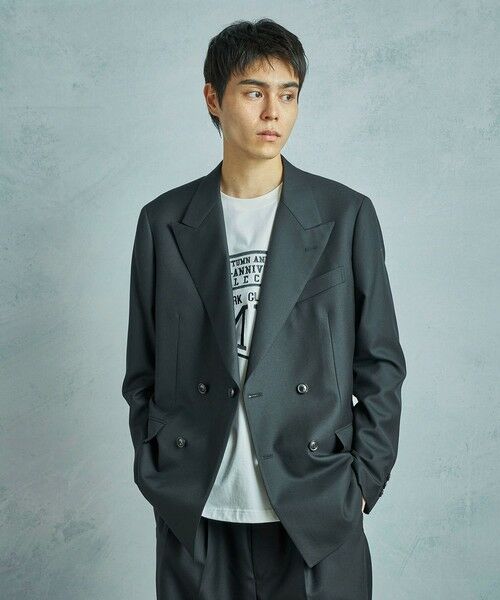 MEN'S BIGI / メンズビギ テーラードジャケット | 【50th Anniv . 菊池武夫】TECHWOOL TWILL TAILORED JACKET | 詳細26