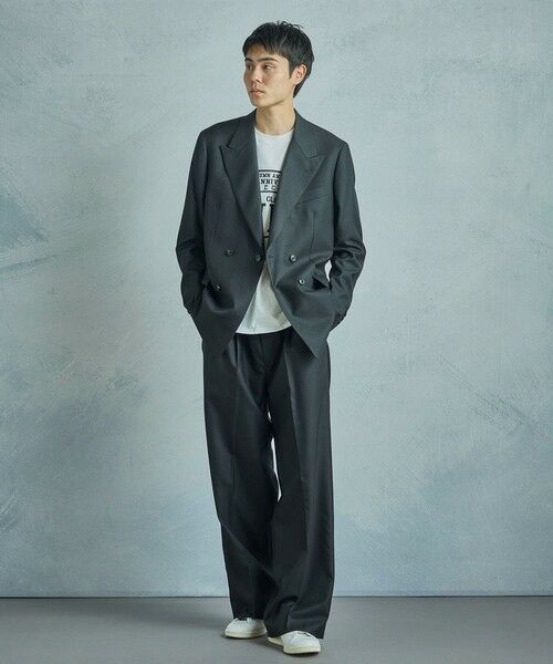 MEN'S BIGI / メンズビギ テーラードジャケット | 【50th Anniv . 菊池武夫】TECHWOOL TWILL TAILORED JACKET | 詳細27