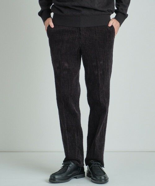 MEN'S BIGI / メンズビギ その他パンツ | シャーリングコーデュロイパンツ＜ストレッチ＞ | 詳細1