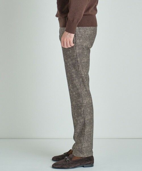 MEN'S BIGI / メンズビギ スラックス・ドレスパンツ | 【ACTIVE TAILOR/アクティブテイラー】ヒートパフォーマーツイード調プリントスラックスパンツ | 詳細6