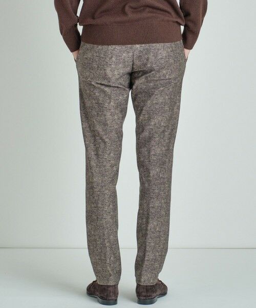 MEN'S BIGI / メンズビギ スラックス・ドレスパンツ | 【ACTIVE TAILOR/アクティブテイラー】ヒートパフォーマーツイード調プリントスラックスパンツ | 詳細7