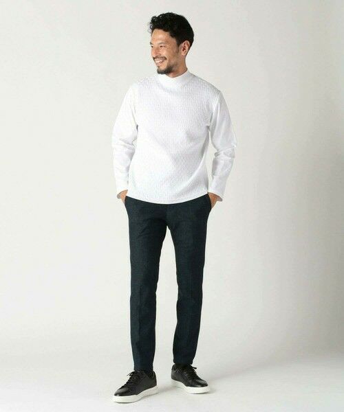 MEN'S BIGI / メンズビギ スラックス・ドレスパンツ | 【ACTIVE TAILOR/アクティブテイラー】ヒートパフォーマーツイード調プリントスラックスパンツ | 詳細17