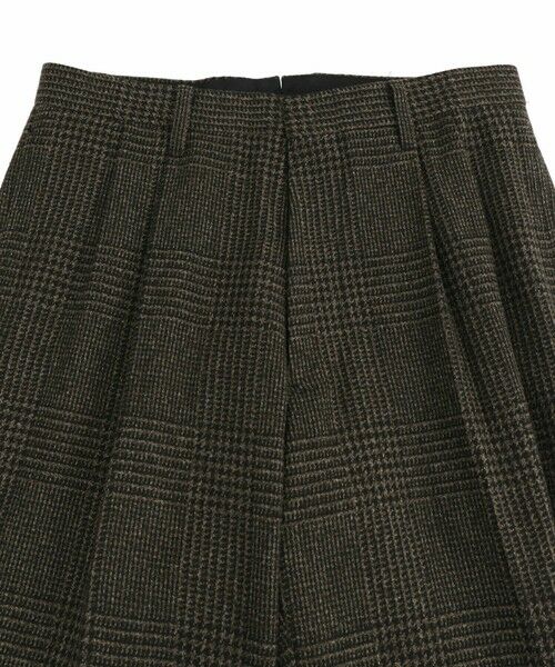 MEN'S BIGI / メンズビギ スラックス・ドレスパンツ | ウールグレンチェック ワイドパンツ | 詳細1