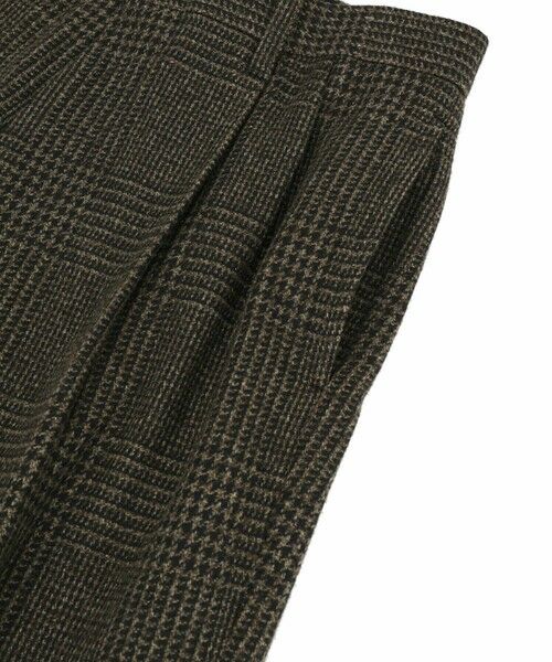 MEN'S BIGI / メンズビギ スラックス・ドレスパンツ | ウールグレンチェック ワイドパンツ | 詳細3