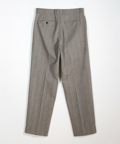 MEN'S BIGI / メンズビギ スラックス・ドレスパンツ | 二重織ヘリンボーン テーパードワイドパンツ＜2WAYストレッチ＞ | 詳細5