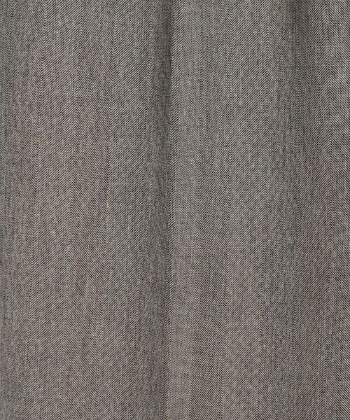 MEN'S BIGI / メンズビギ スラックス・ドレスパンツ | 二重織ヘリンボーン テーパードワイドパンツ＜2WAYストレッチ＞ | 詳細7