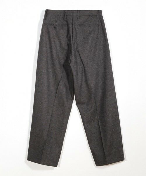 MEN'S BIGI / メンズビギ スラックス・ドレスパンツ | メランジウール 2タックテーパードワイドパンツ | 詳細12