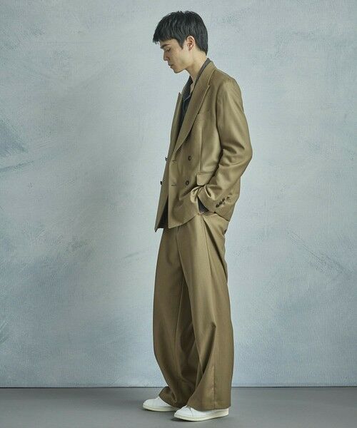 MEN'S BIGI / メンズビギ スラックス・ドレスパンツ | 【50th Anniv . 菊池武夫】TECHWOOL TWILL PANTS | 詳細13