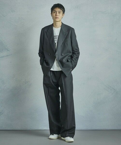 MEN'S BIGI / メンズビギ スラックス・ドレスパンツ | 【50th Anniv . 菊池武夫】TECHWOOL TWILL PANTS | 詳細23