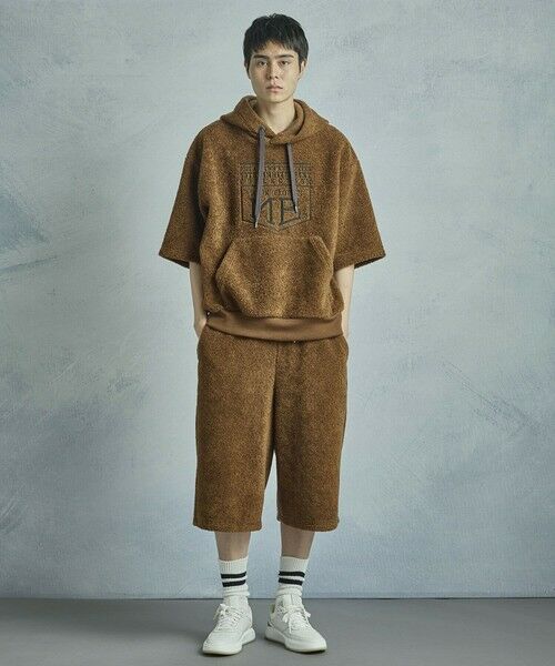 MEN'S BIGI / メンズビギ ショート・ハーフ・半端丈パンツ | 【50th Anniv . 菊池武夫】WOOL BOA SHORT PANTS | 詳細18