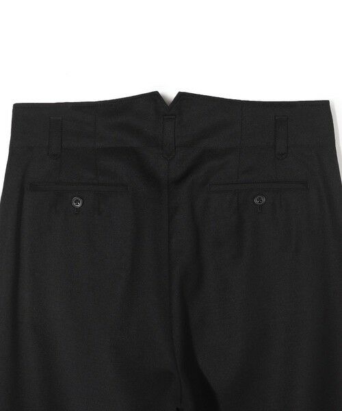 MEN'S BIGI / メンズビギ スラックス・ドレスパンツ | 【50th Anniv . 中田 慎介】WOOL SERGE WIDE PANTS | 詳細10