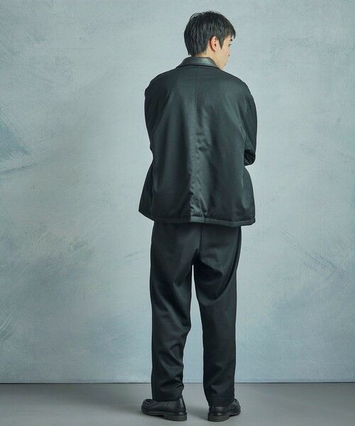 MEN'S BIGI / メンズビギ スラックス・ドレスパンツ | 【50th Anniv . 中田 慎介】WOOL SERGE WIDE PANTS | 詳細4
