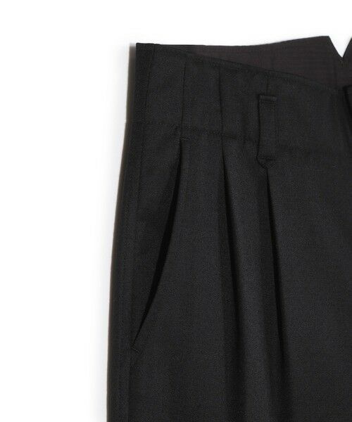 MEN'S BIGI / メンズビギ スラックス・ドレスパンツ | 【50th Anniv . 中田 慎介】WOOL SERGE WIDE PANTS | 詳細5