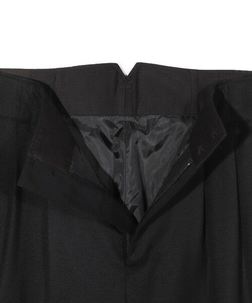 MEN'S BIGI / メンズビギ スラックス・ドレスパンツ | 【50th Anniv . 中田 慎介】WOOL SERGE WIDE PANTS | 詳細6