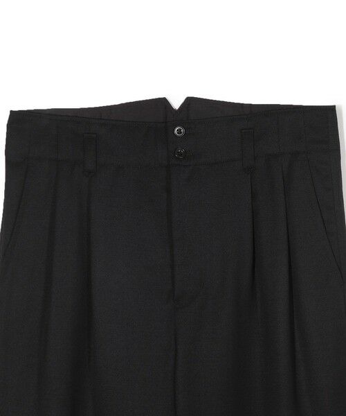 MEN'S BIGI / メンズビギ スラックス・ドレスパンツ | 【50th Anniv . 中田 慎介】WOOL SERGE WIDE PANTS | 詳細8