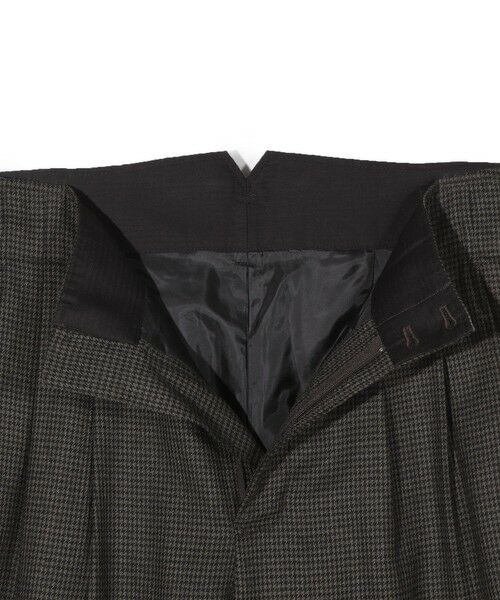 MEN'S BIGI / メンズビギ スラックス・ドレスパンツ | 【50th Anniv . 中田 慎介】 WOOL HOUND'S TOOTH WIDE PANTS | 詳細11