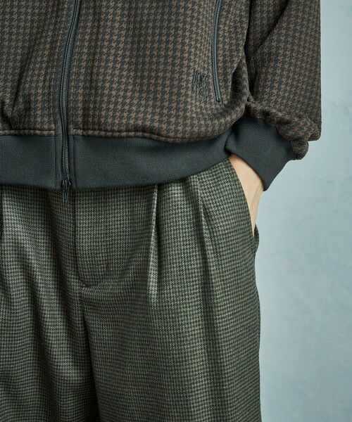 MEN'S BIGI / メンズビギ スラックス・ドレスパンツ | 【50th Anniv . 中田 慎介】 WOOL HOUND'S TOOTH WIDE PANTS | 詳細2