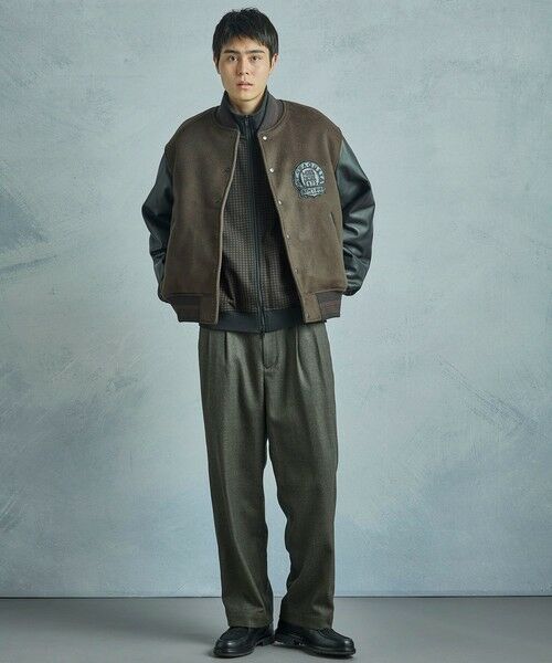MEN'S BIGI / メンズビギ スラックス・ドレスパンツ | 【50th Anniv . 中田 慎介】 WOOL HOUND'S TOOTH WIDE PANTS | 詳細3