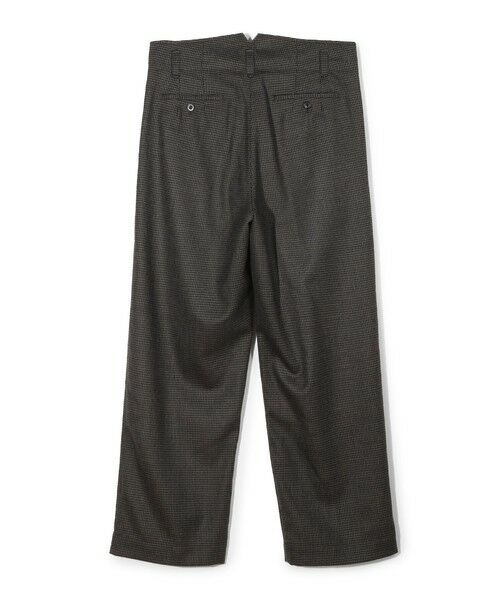 MEN'S BIGI / メンズビギ スラックス・ドレスパンツ | 【50th Anniv . 中田 慎介】 WOOL HOUND'S TOOTH WIDE PANTS | 詳細6