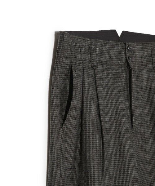 MEN'S BIGI / メンズビギ スラックス・ドレスパンツ | 【50th Anniv . 中田 慎介】 WOOL HOUND'S TOOTH WIDE PANTS | 詳細7