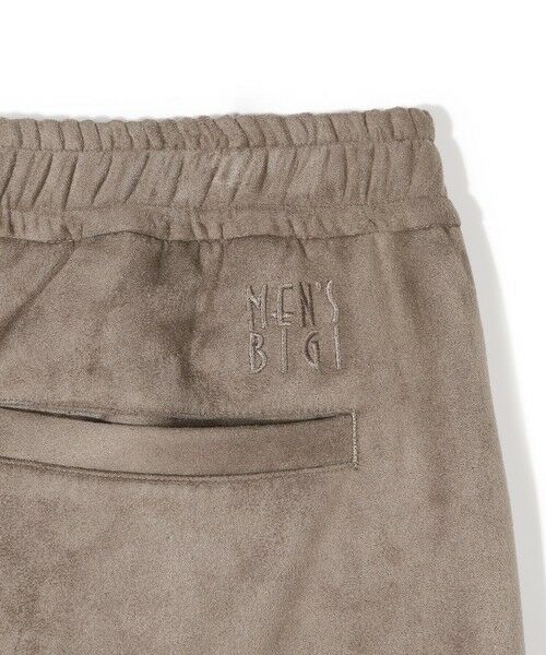 MEN'S BIGI / メンズビギ その他パンツ | 【50th Anniv . 中田 慎介】 SUEDE LIKE/HOUND’S TOOTH TRACK PANTS | 詳細4
